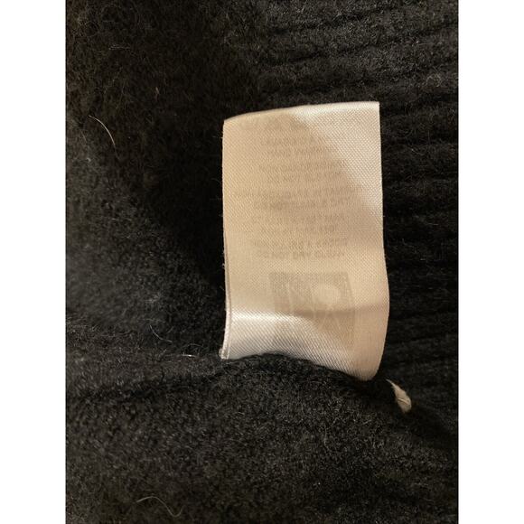 AnnaRita N Knit Couture Black Sweater with Sequin And Metallic On Sleeves Small - Picture 5 of 9